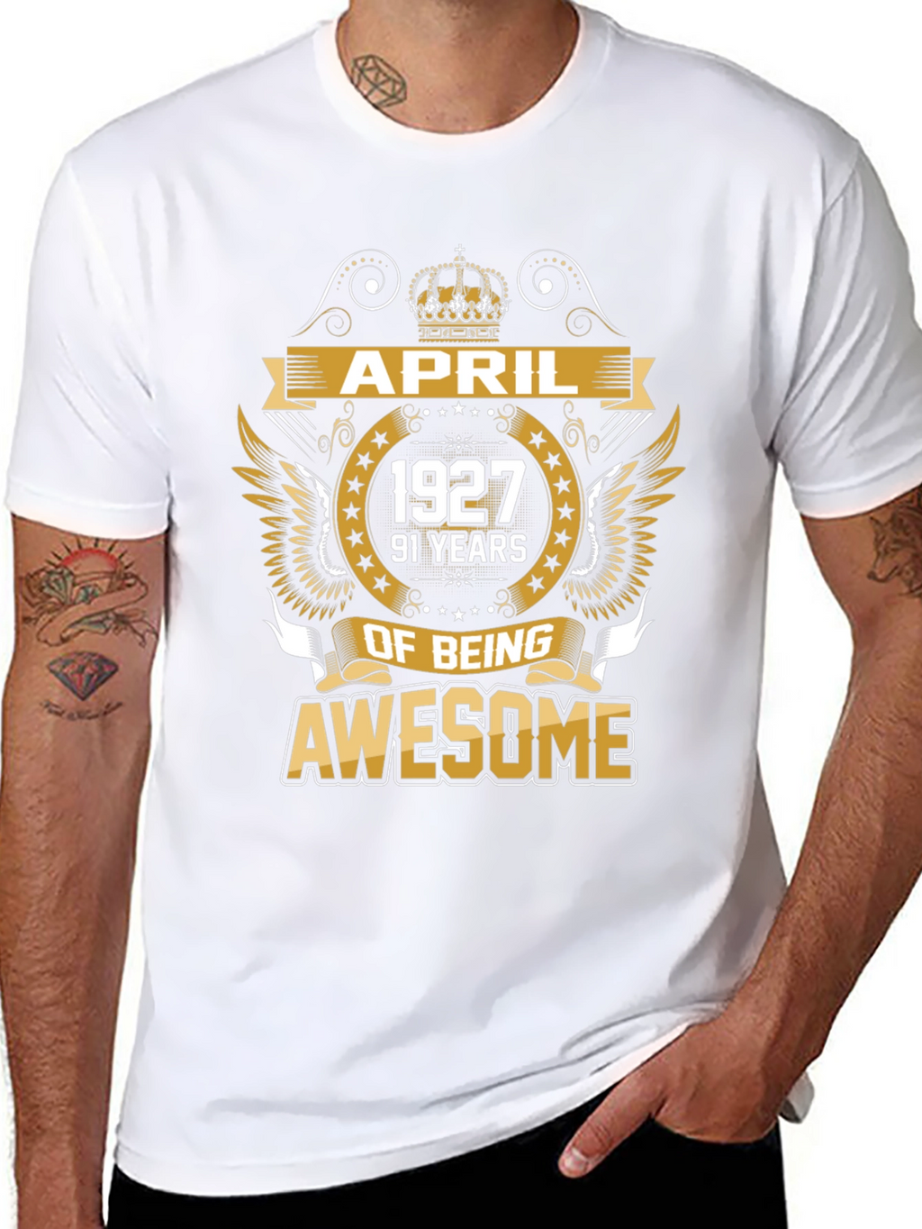 April 1927 Awesome Black T-Shirt