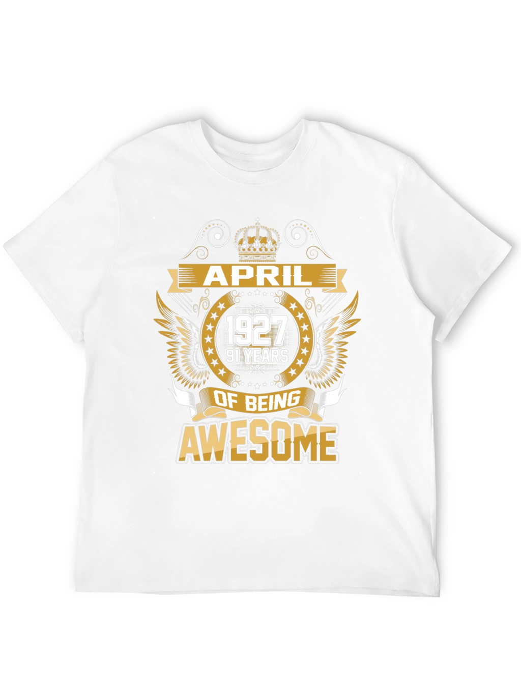 April 1927 Awesome Black T-Shirt
