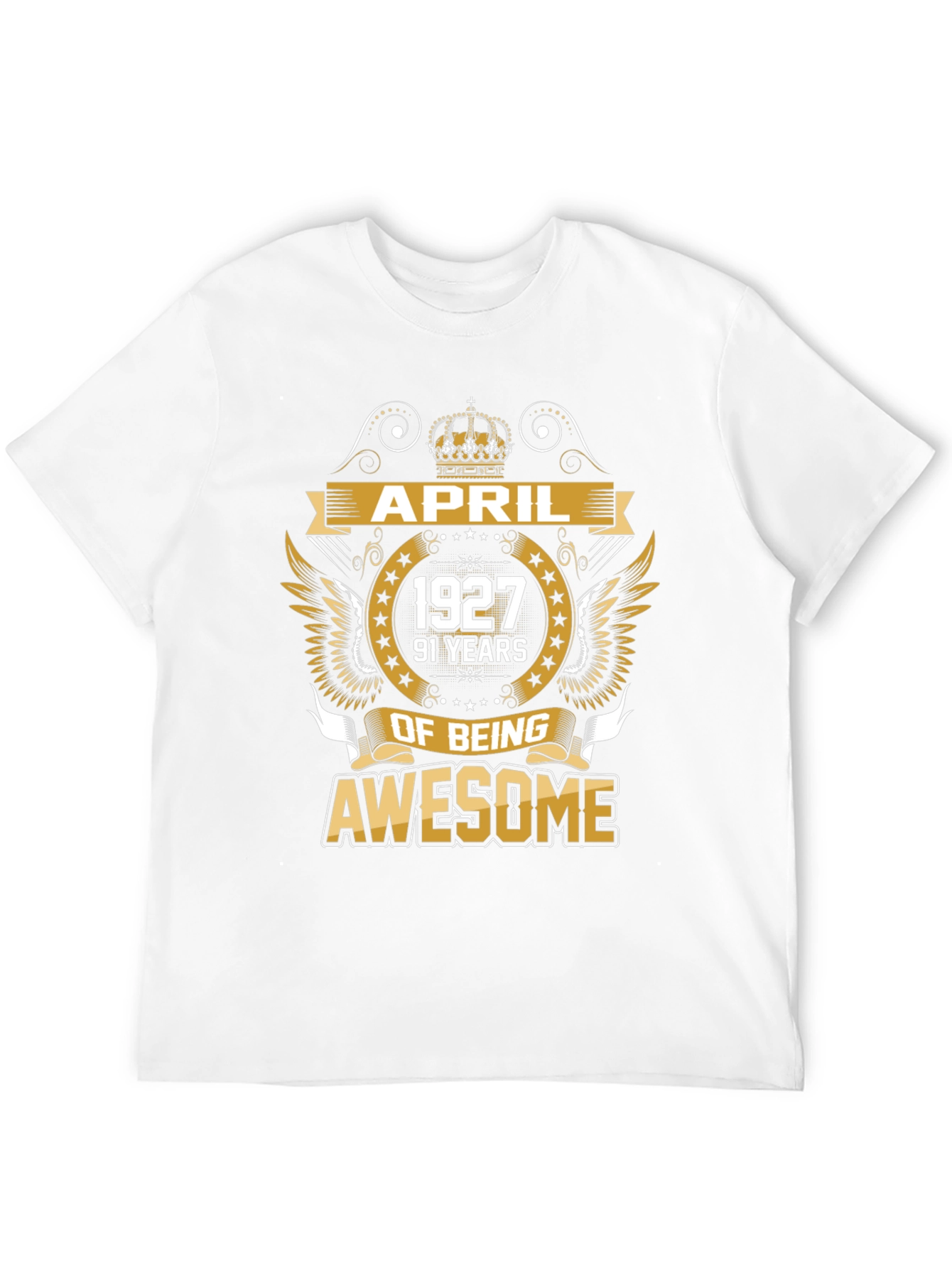 April 1927 Awesome Black T-Shirt