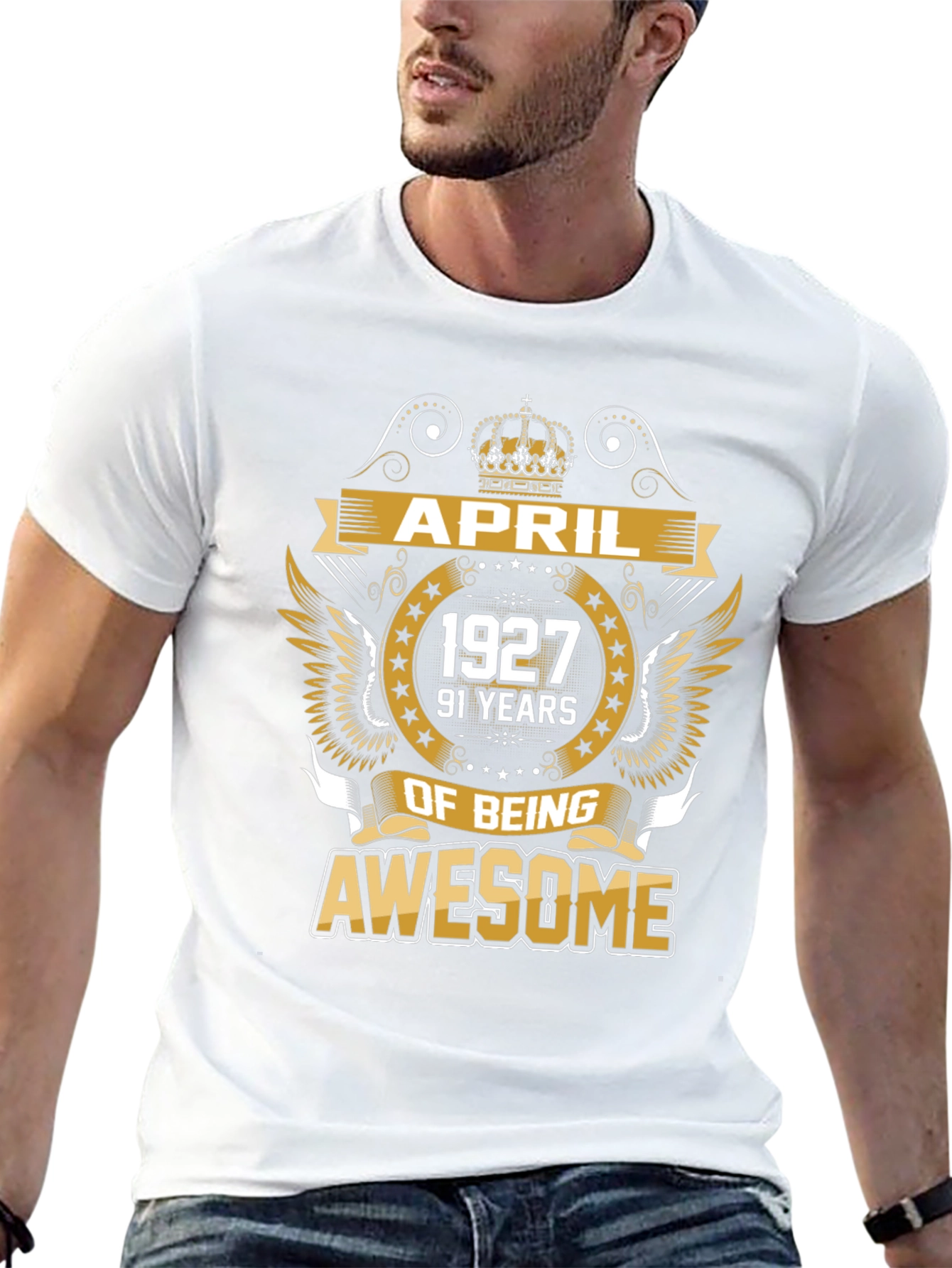 April 1927 Awesome Black T-Shirt