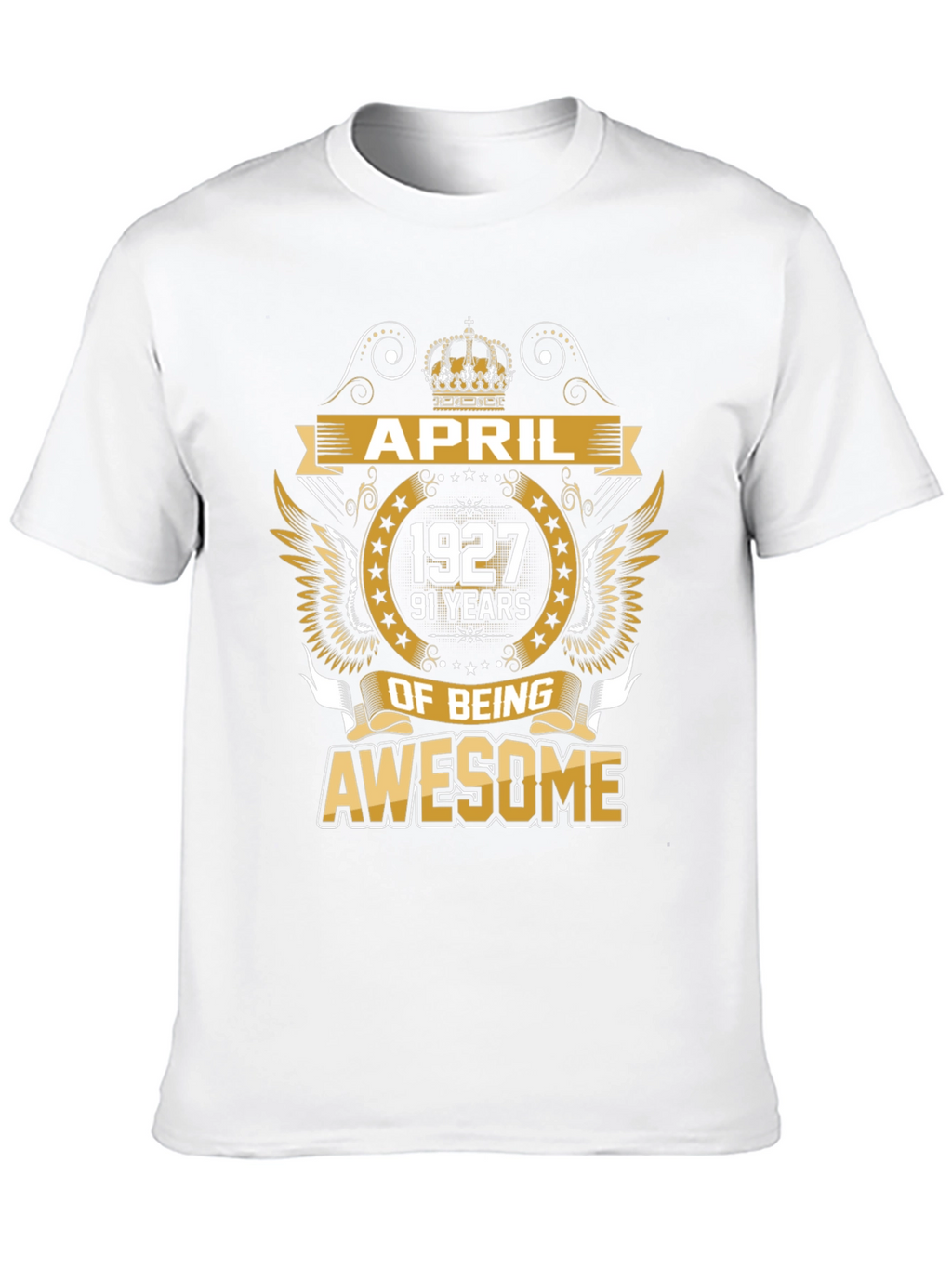 April 1927 Awesome Black T-Shirt