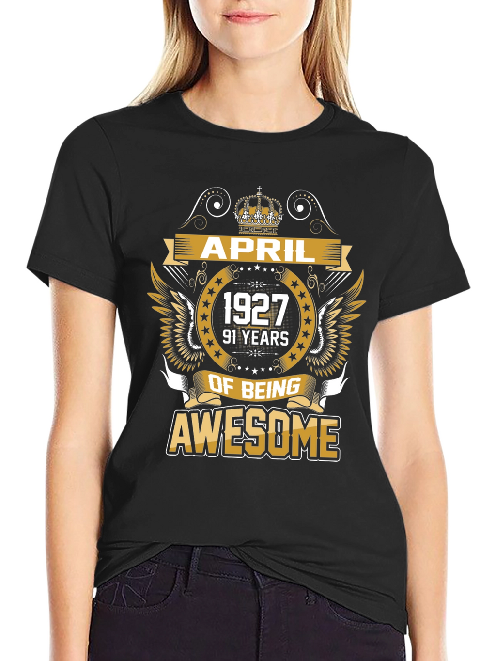 April 1927 Awesome Black T-Shirt