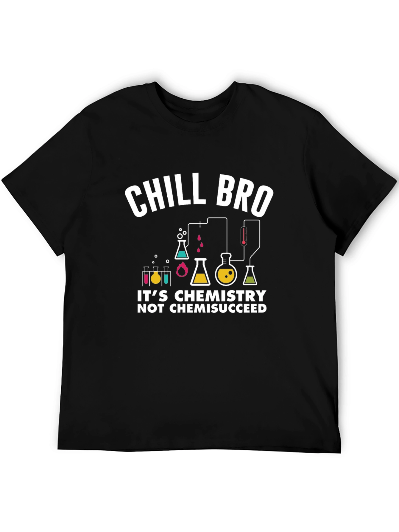 Chill Bro Chemistry Graphic T-Shirt