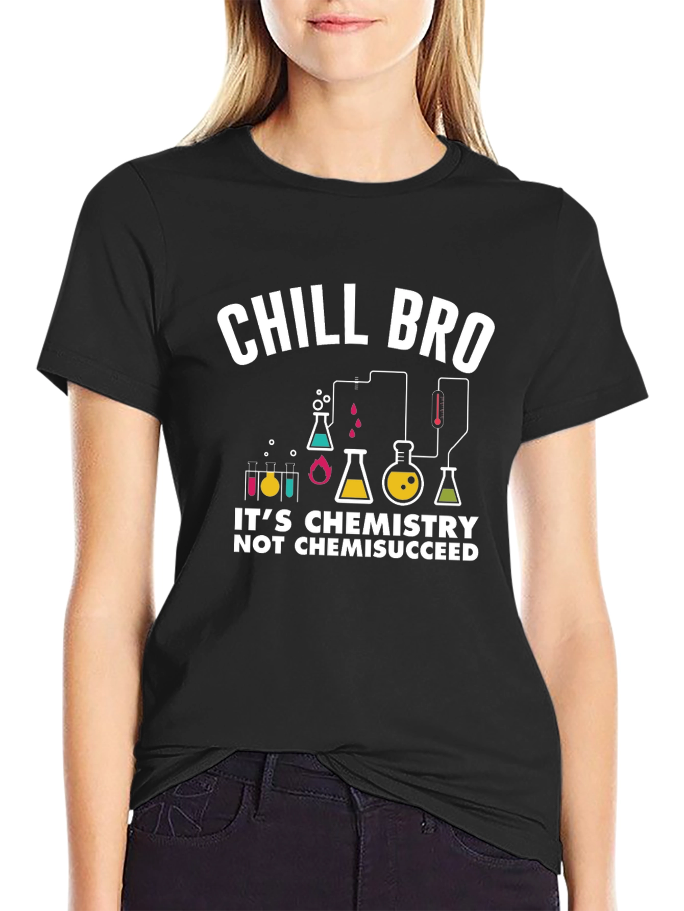 Chill Bro Chemistry Graphic T-Shirt