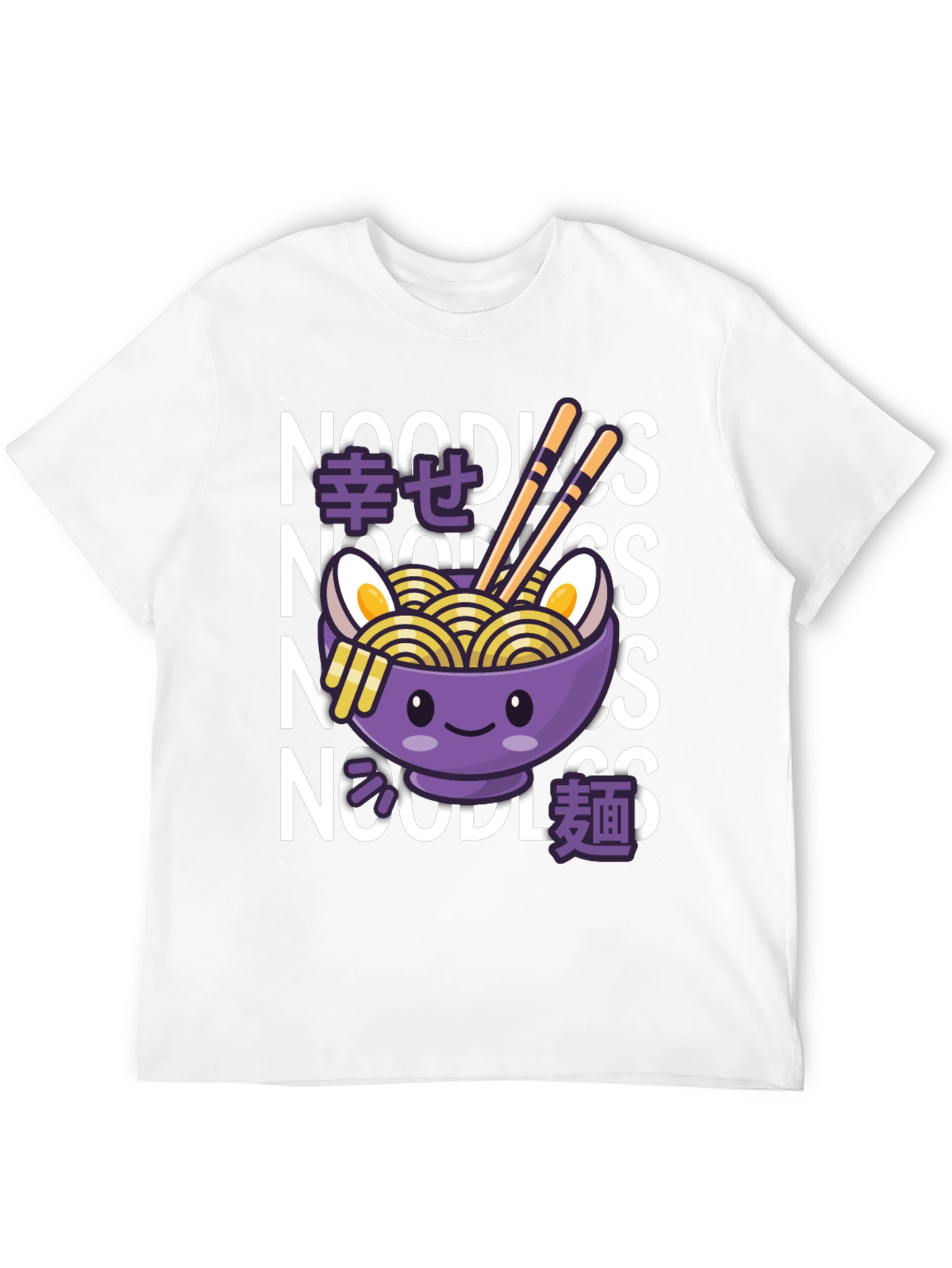Kawaii Ramen Noodles Graphic Tee