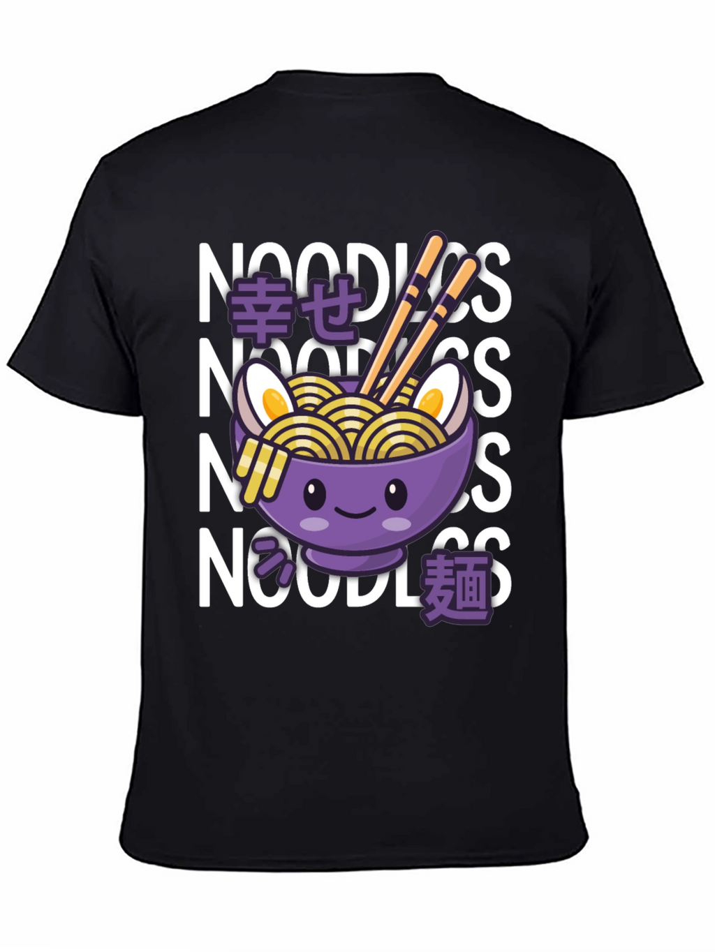 Kawaii Ramen Noodles Graphic Tee