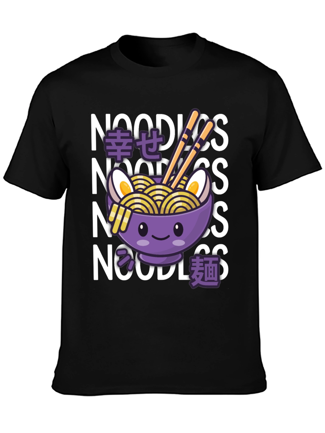 Kawaii Ramen Noodles Graphic Tee