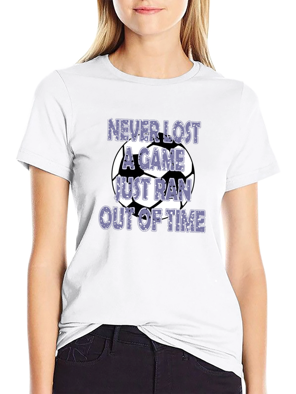 Funny Soccer T-Shirt - Never Lost a Game