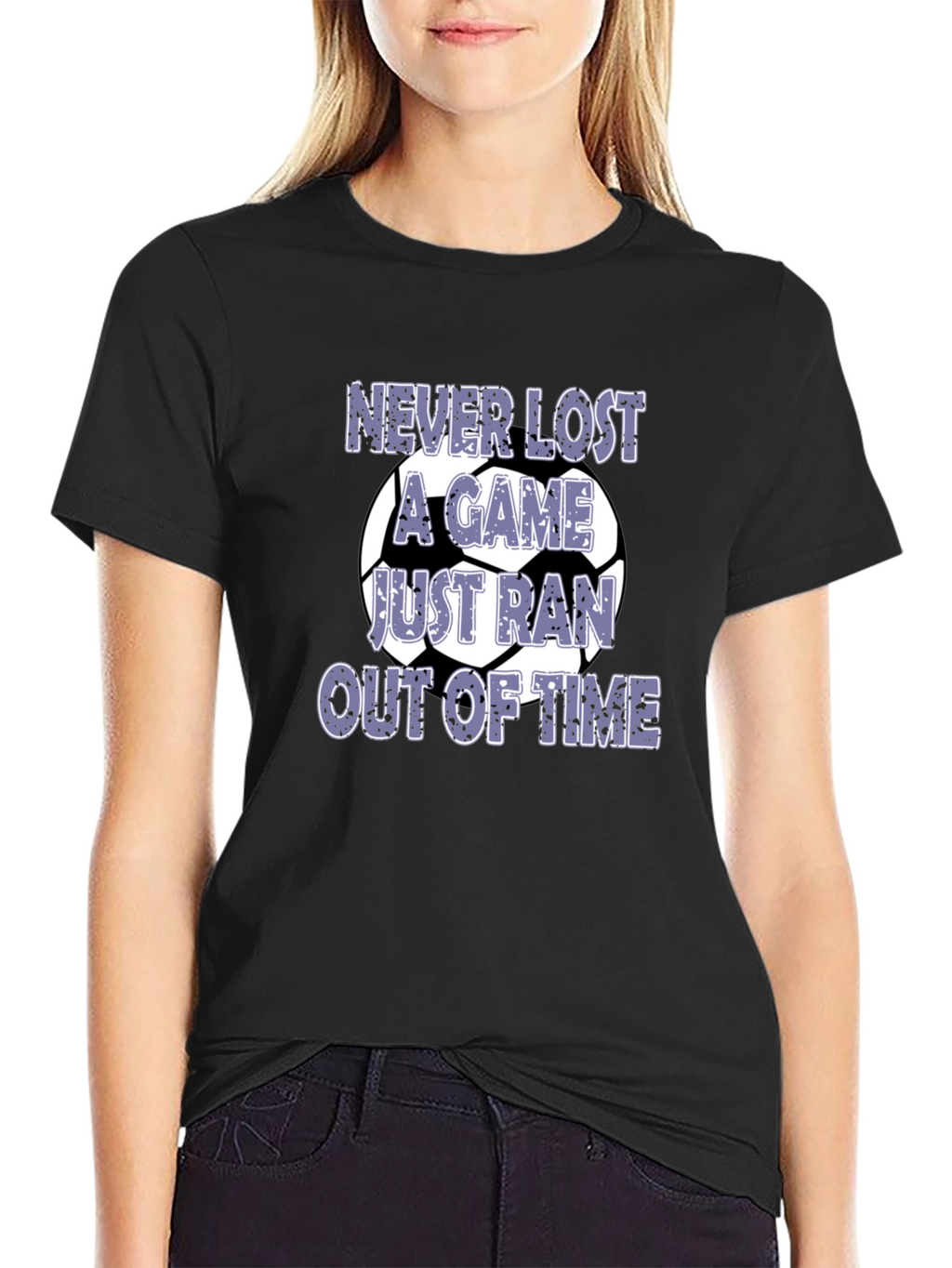 Funny Soccer T-Shirt - Never Lost a Game