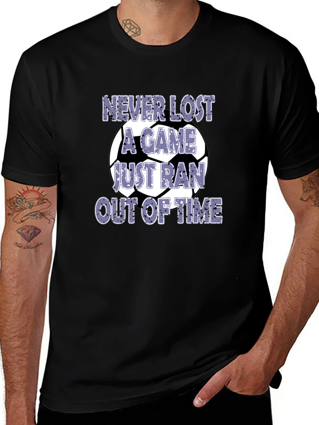 Funny Soccer T-Shirt - Never Lost a Game