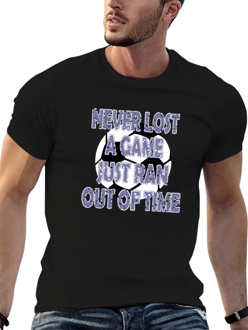 Funny Soccer T-Shirt - Never Lost a Game
