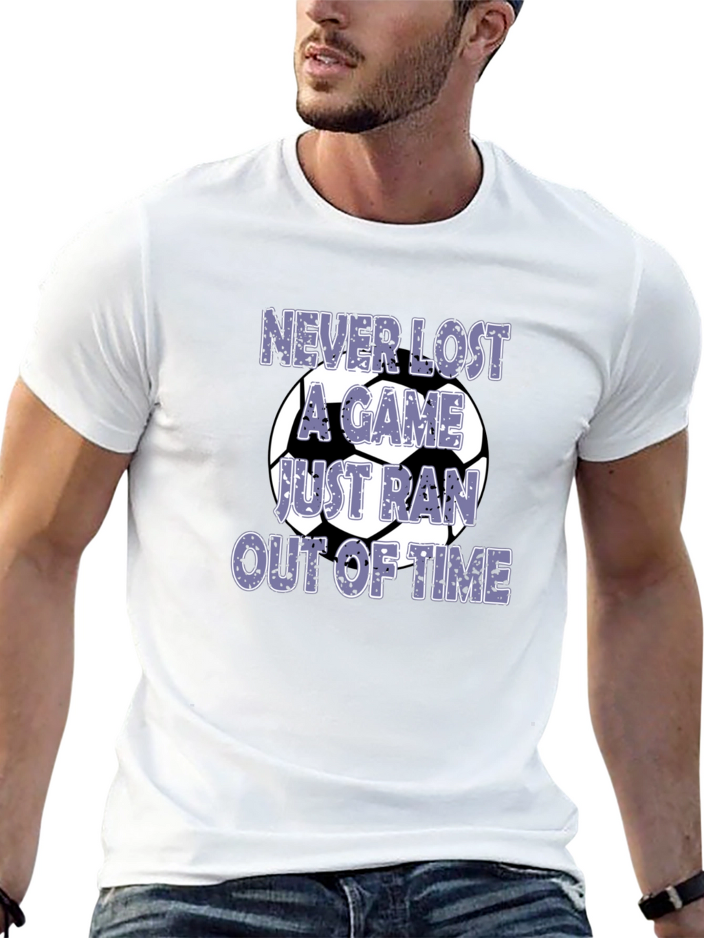 Funny Soccer T-Shirt - Never Lost a Game