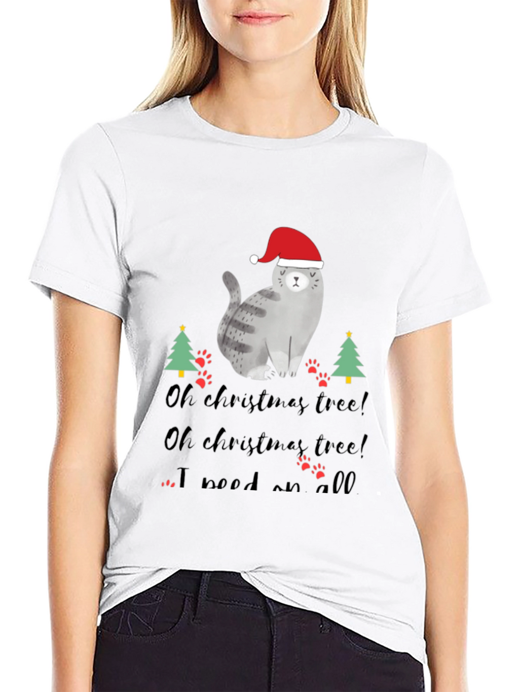 Christmas Cat T-Shirt