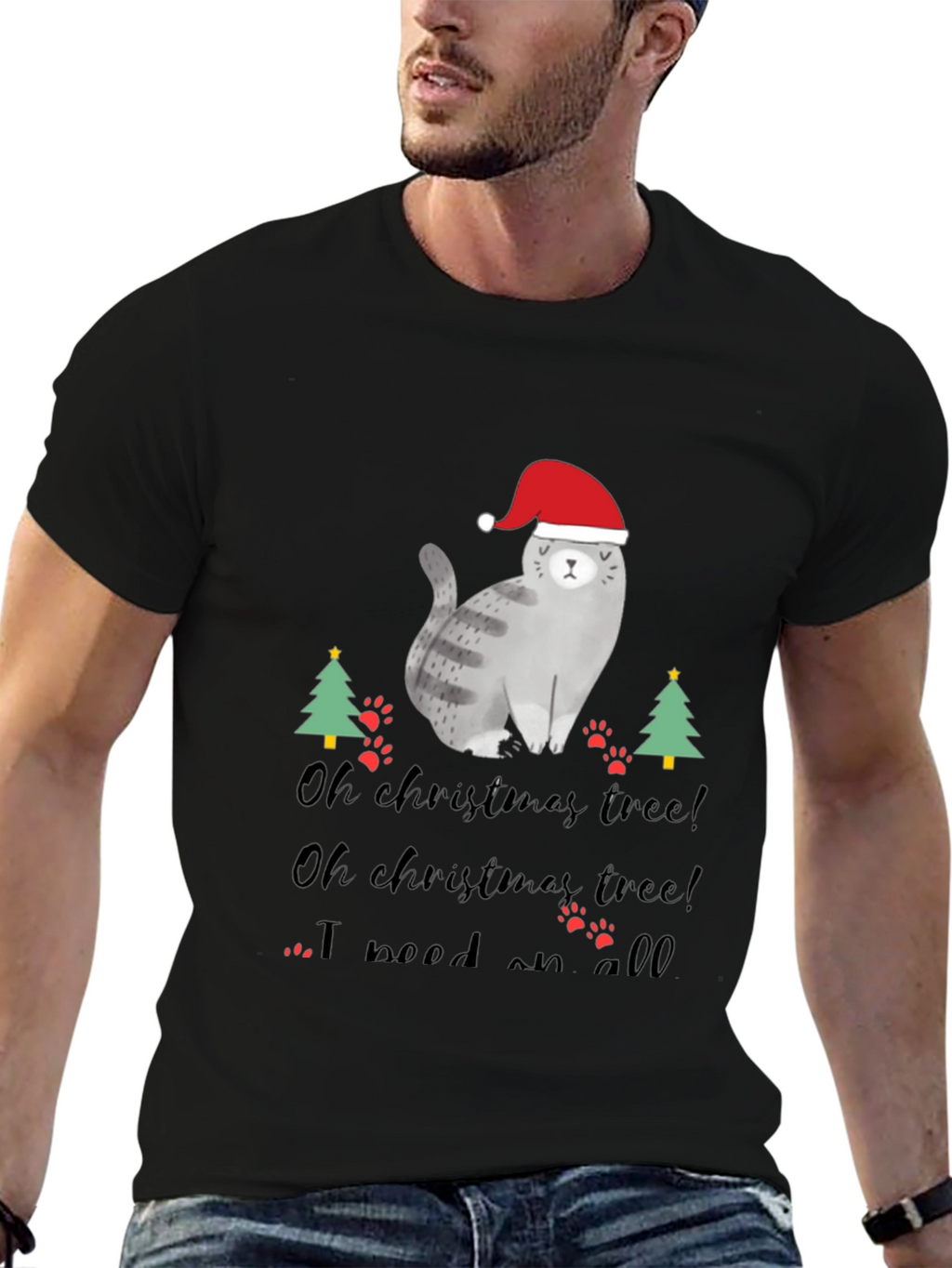 Christmas Cat T-Shirt
