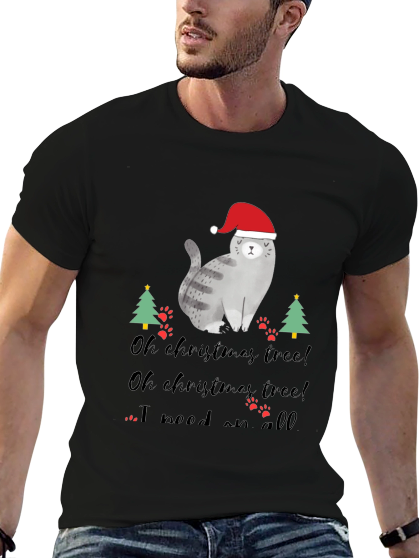 Christmas Cat T-Shirt