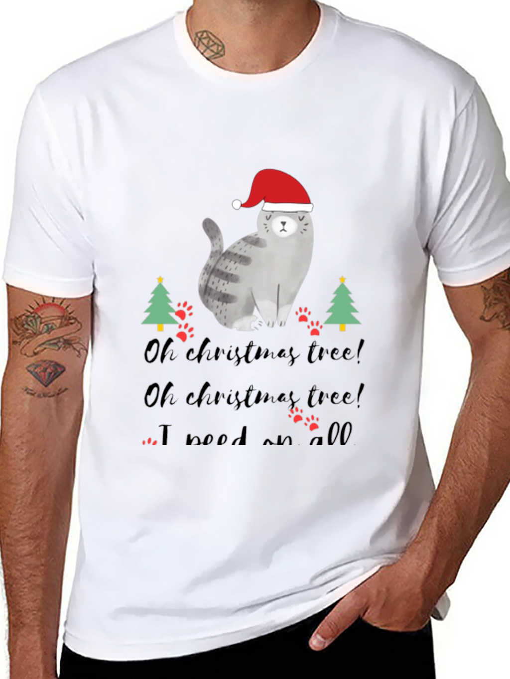 Christmas Cat T-Shirt