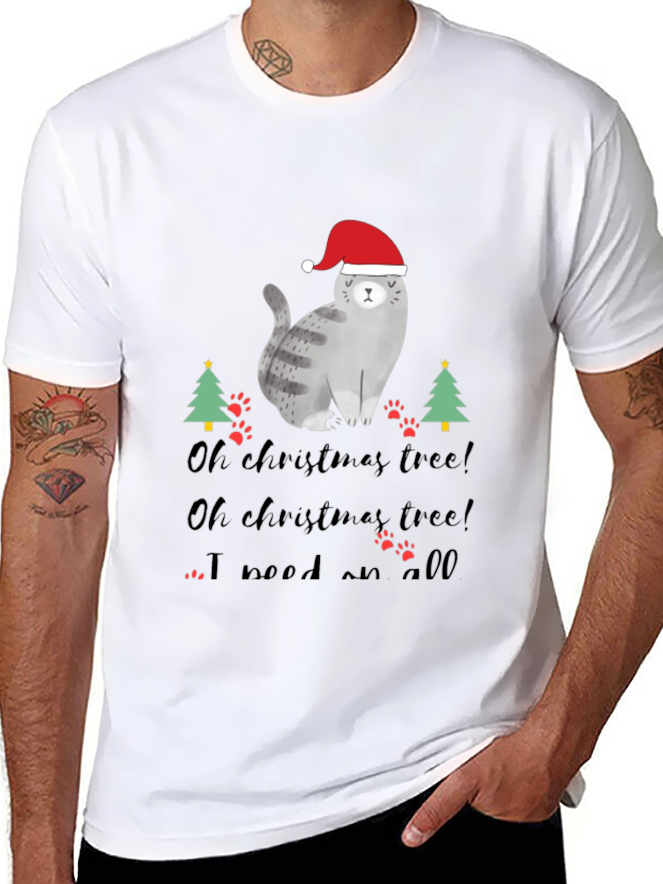 Christmas Cat T-Shirt