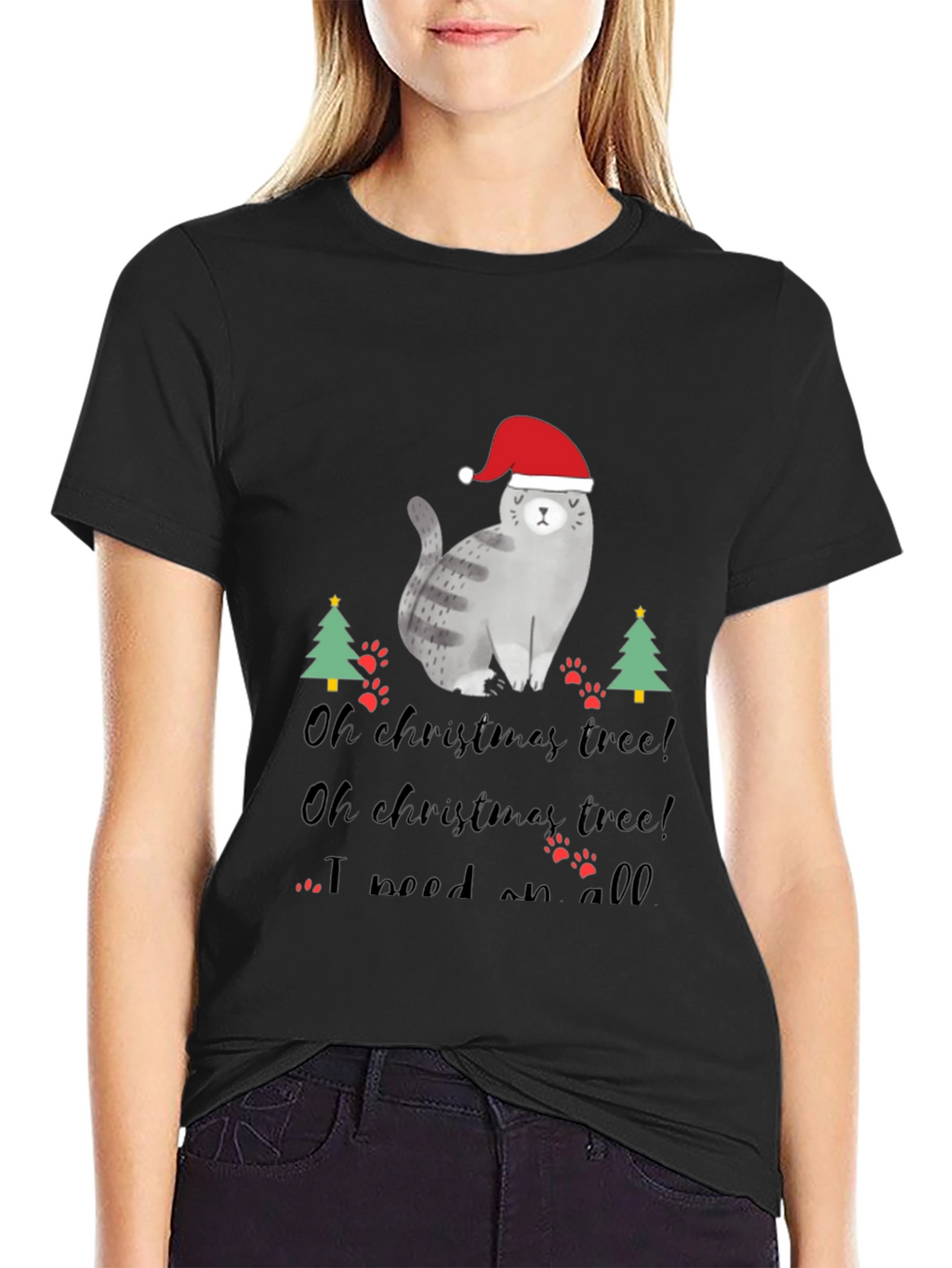Christmas Cat T-Shirt