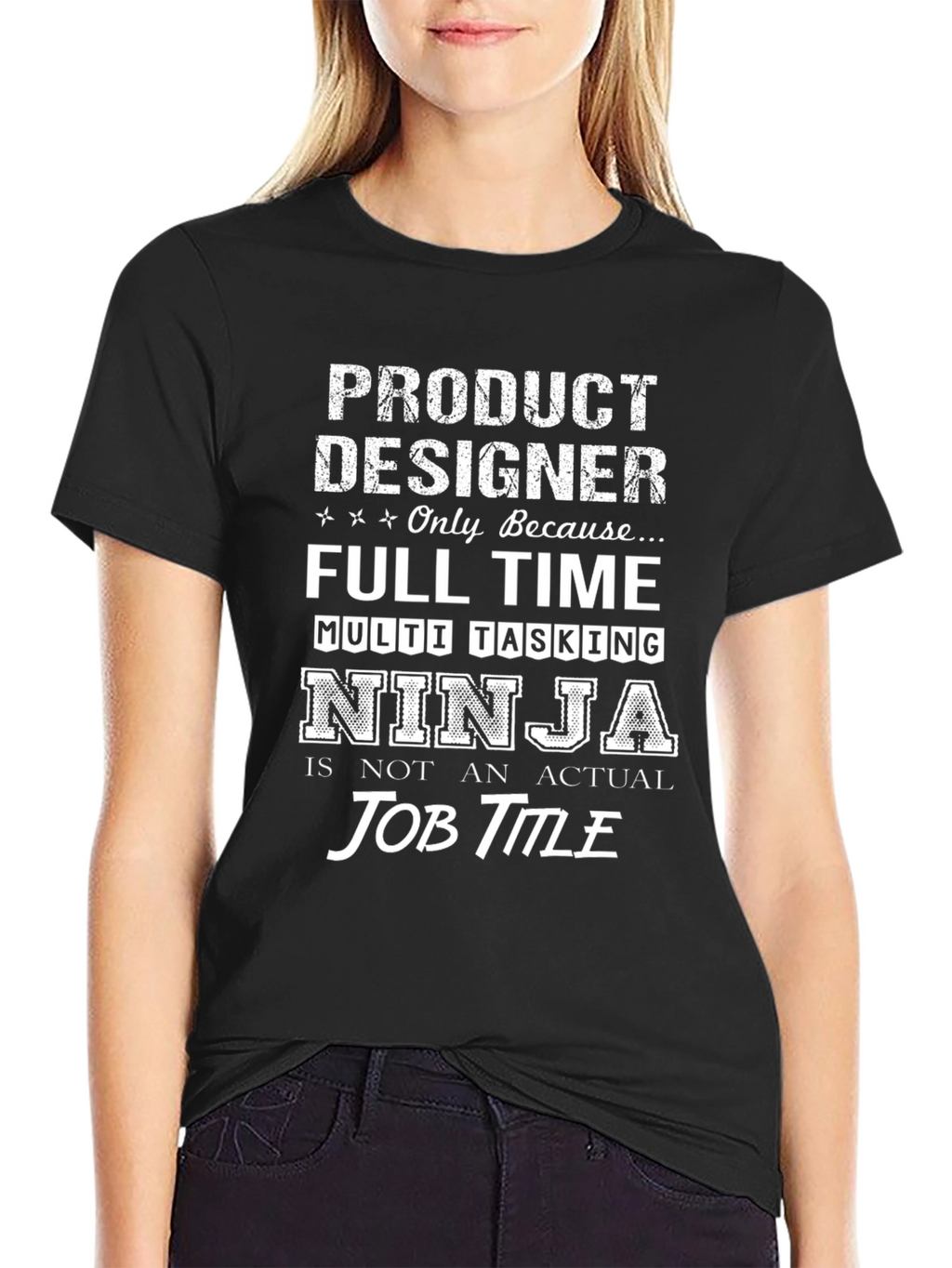 Product Designer Ninja Black T-Shirt