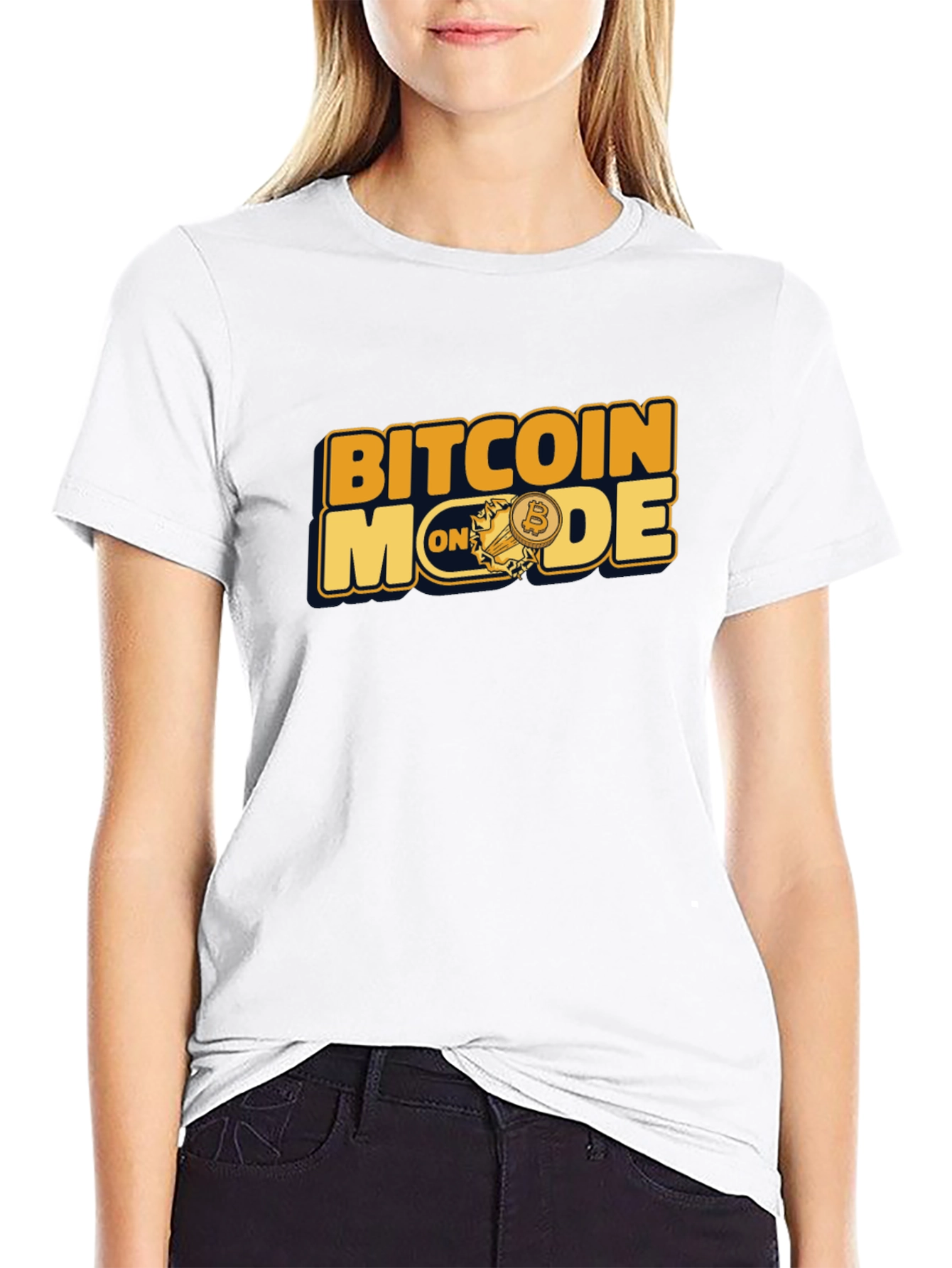 Bitcoin Mode On Graphic Tee