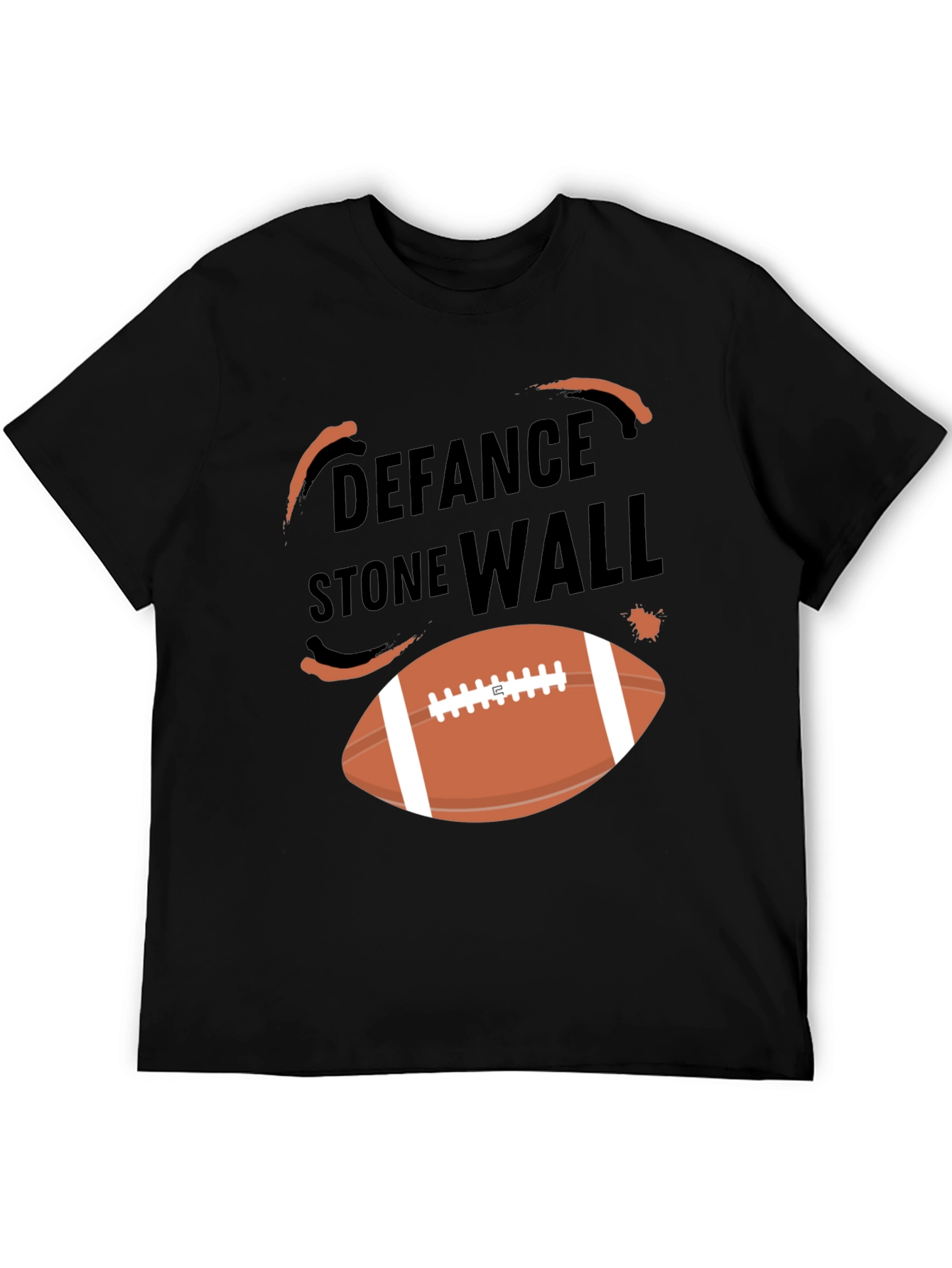 Defense Stone Wall Football T-Shirt