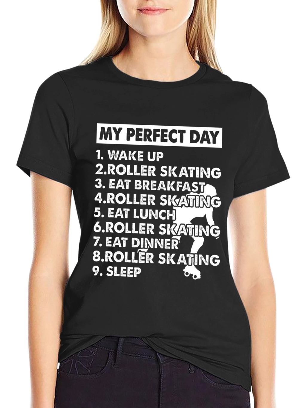 My Perfect Day Roller Skating T-Shirt