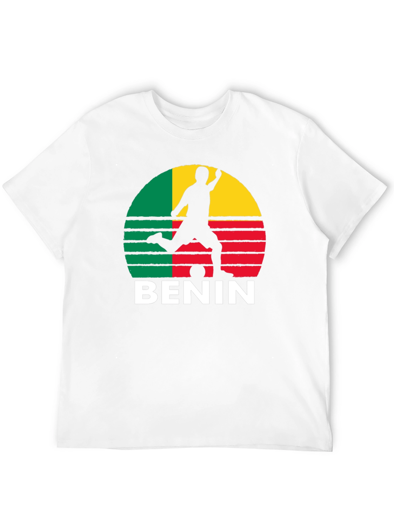 Benin Flag Soccer T-Shirt