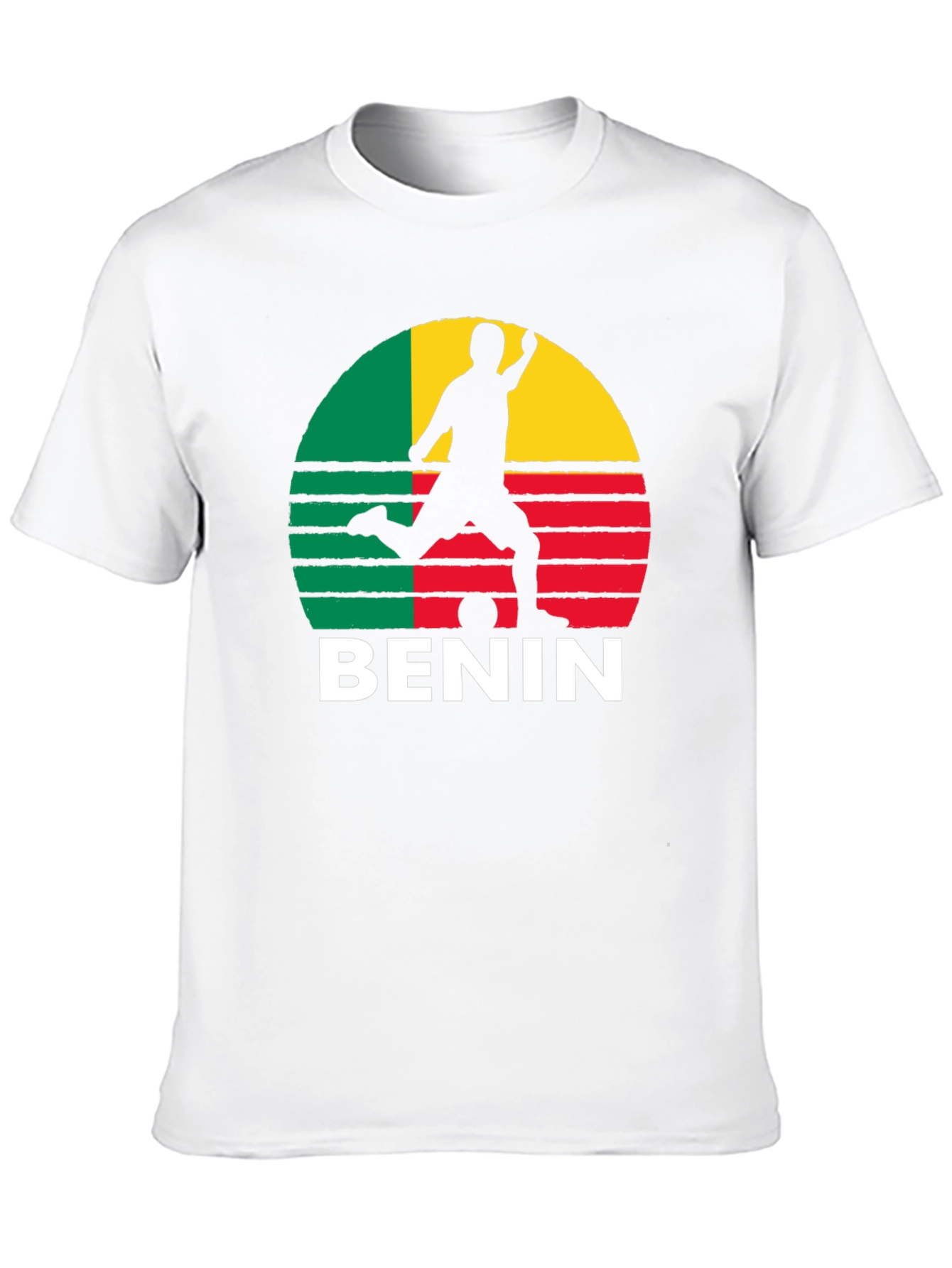 Benin Flag Soccer T-Shirt