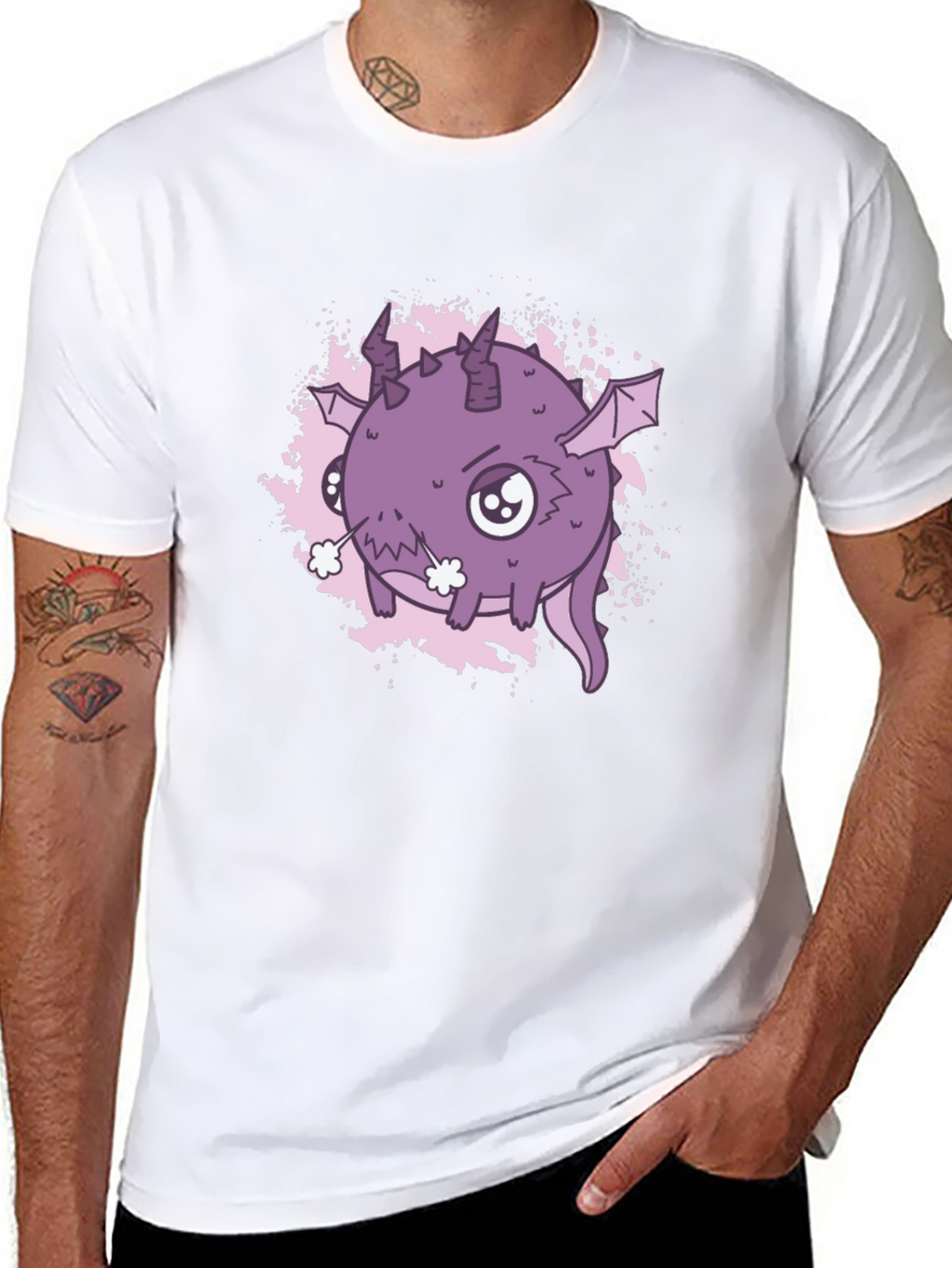 Cute Monster Graphic T-Shirt