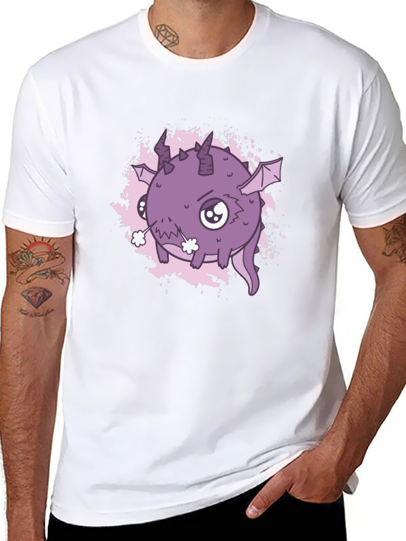Cute Monster Graphic T-Shirt