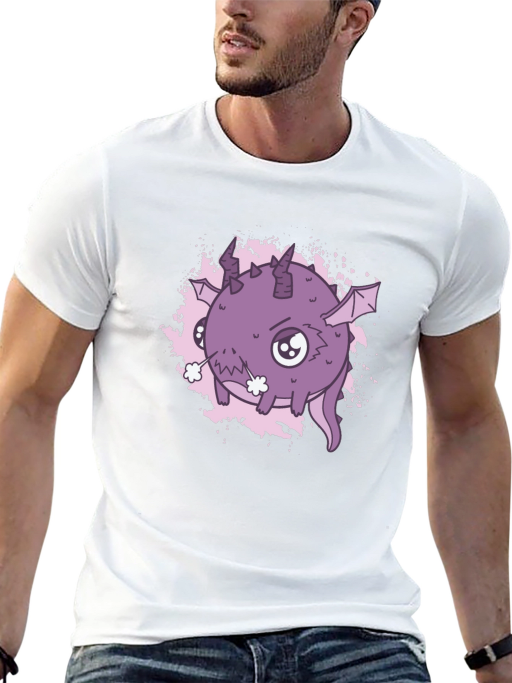 Cute Monster Graphic T-Shirt