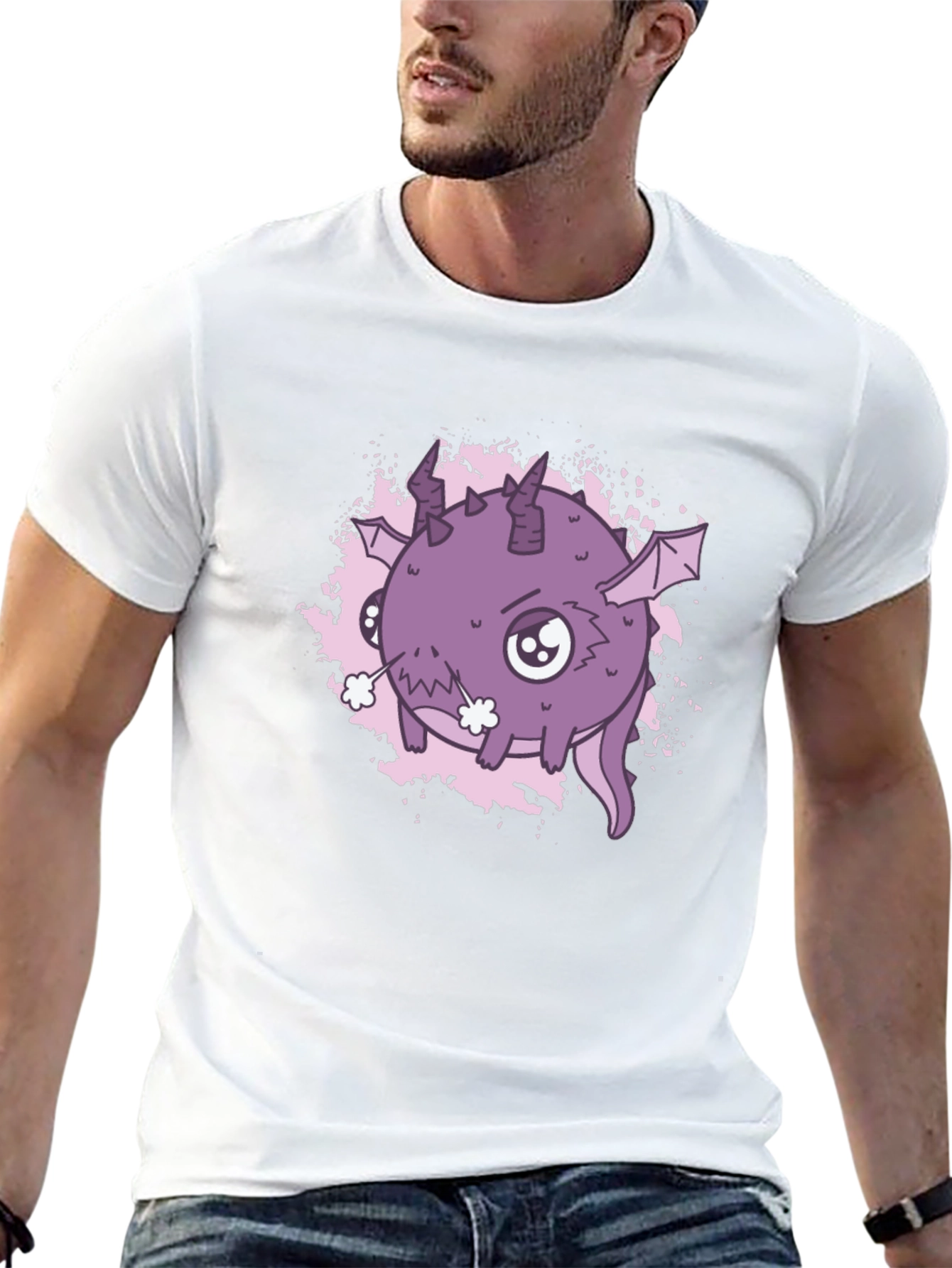 Cute Monster Graphic T-Shirt