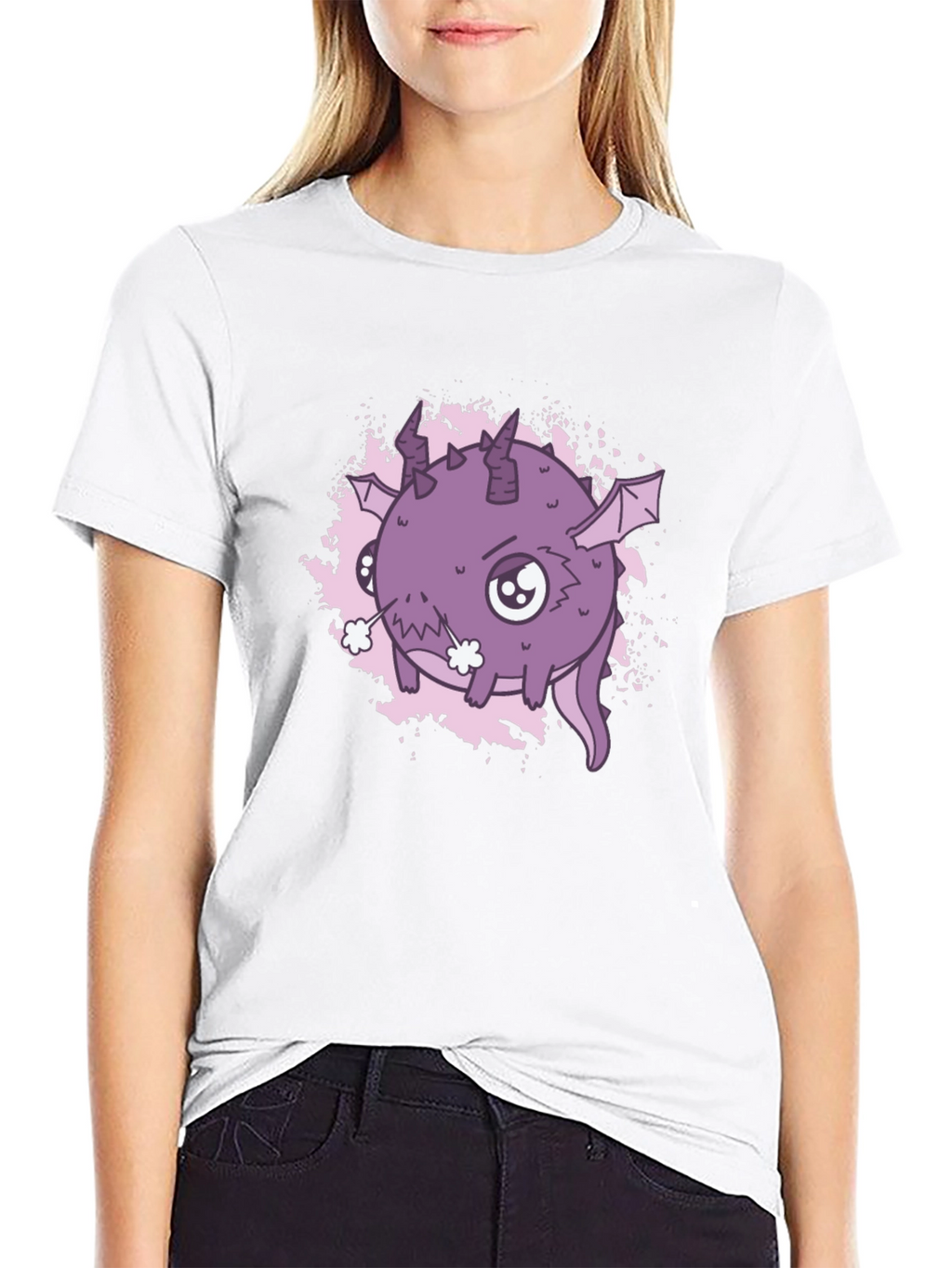 Cute Monster Graphic T-Shirt
