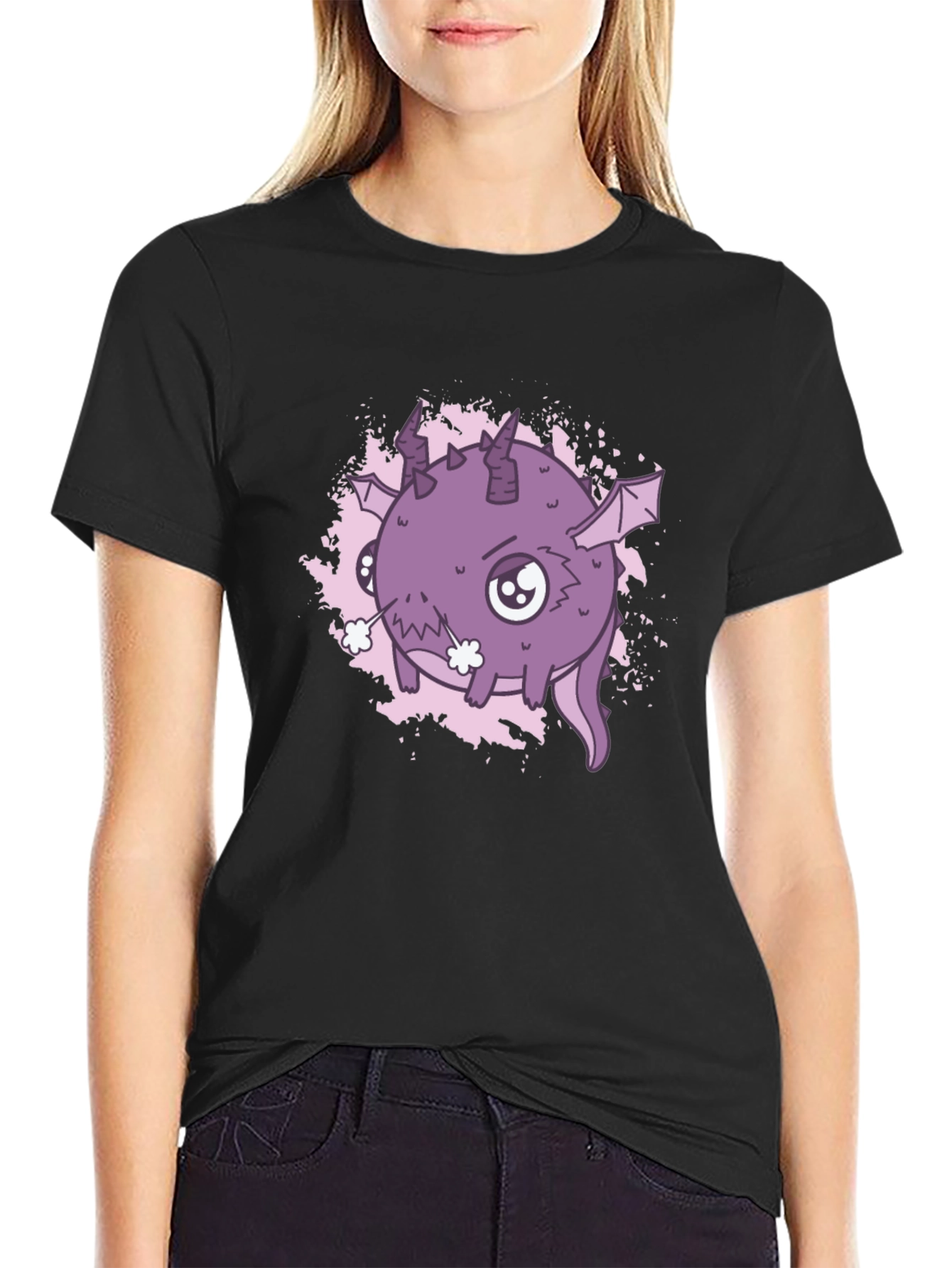 Cute Monster Graphic T-Shirt