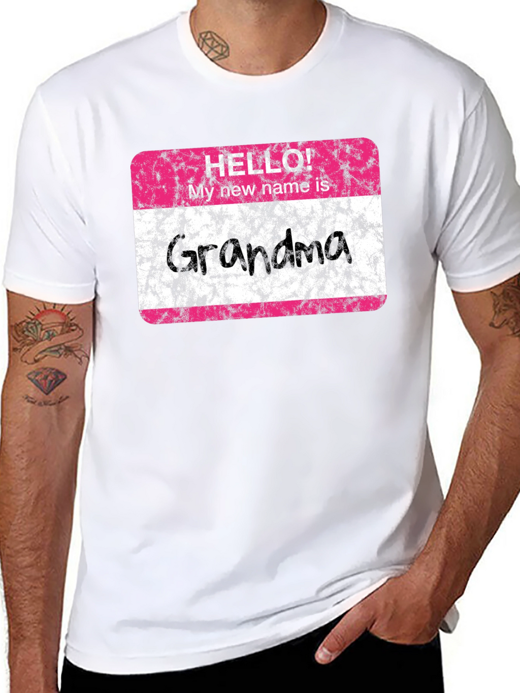 Hello Grandma T-Shirt - New Grandmother Gift