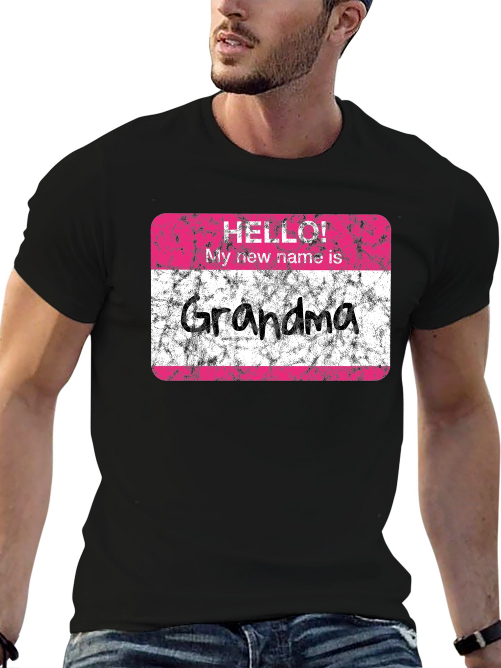 Hello Grandma T-Shirt - New Grandmother Gift