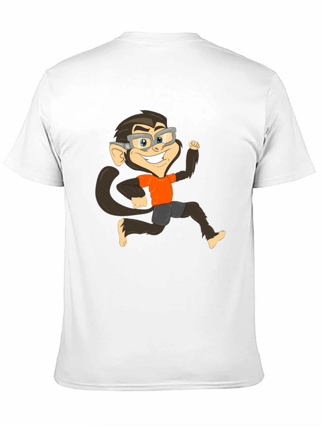 Monkey Cartoon Graphic T-Shirt