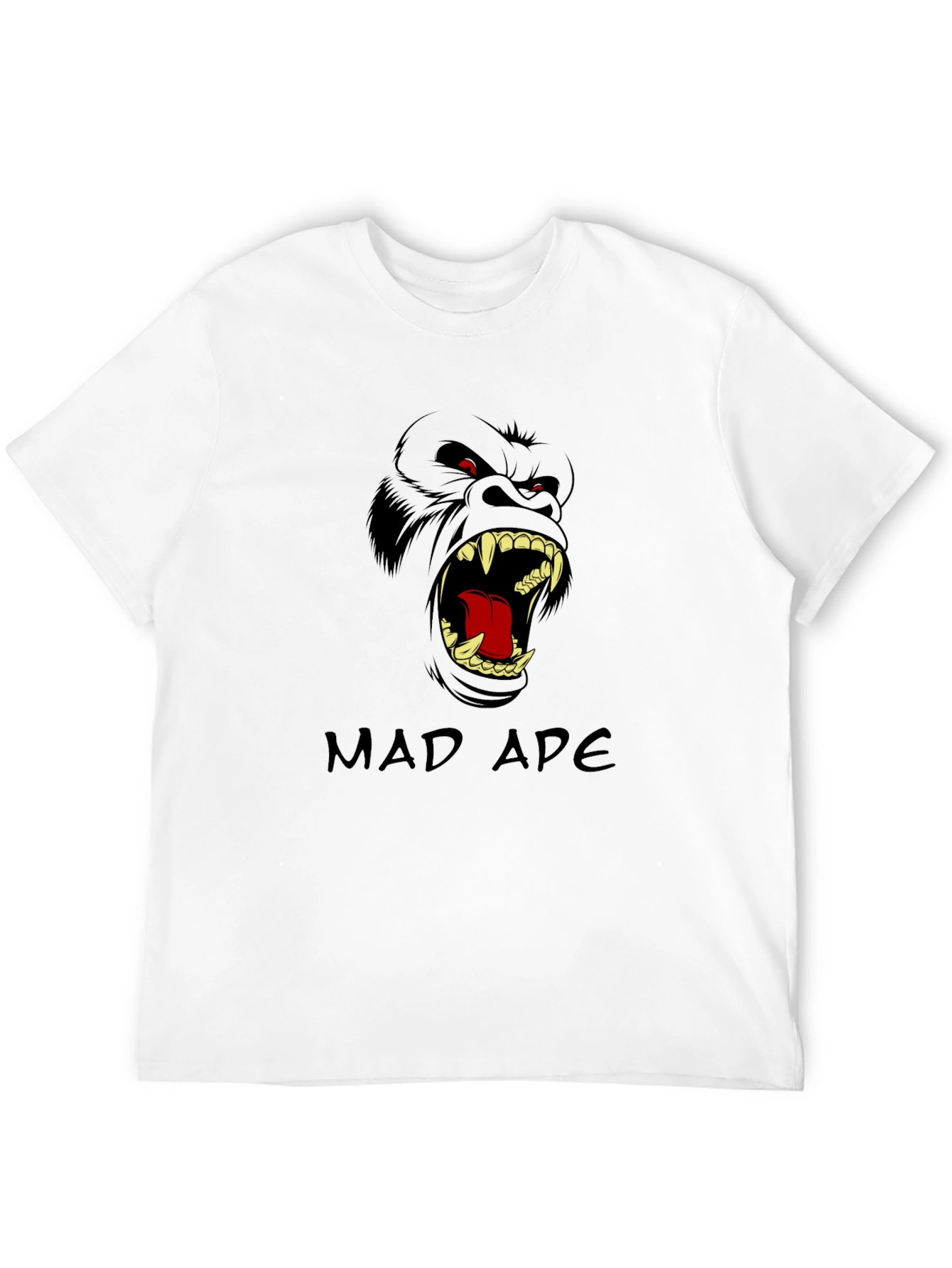 Mad Ape Graphic T-Shirt - Black Cotton Tee