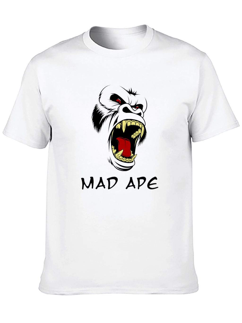 Mad Ape Graphic T-Shirt - Black Cotton Tee
