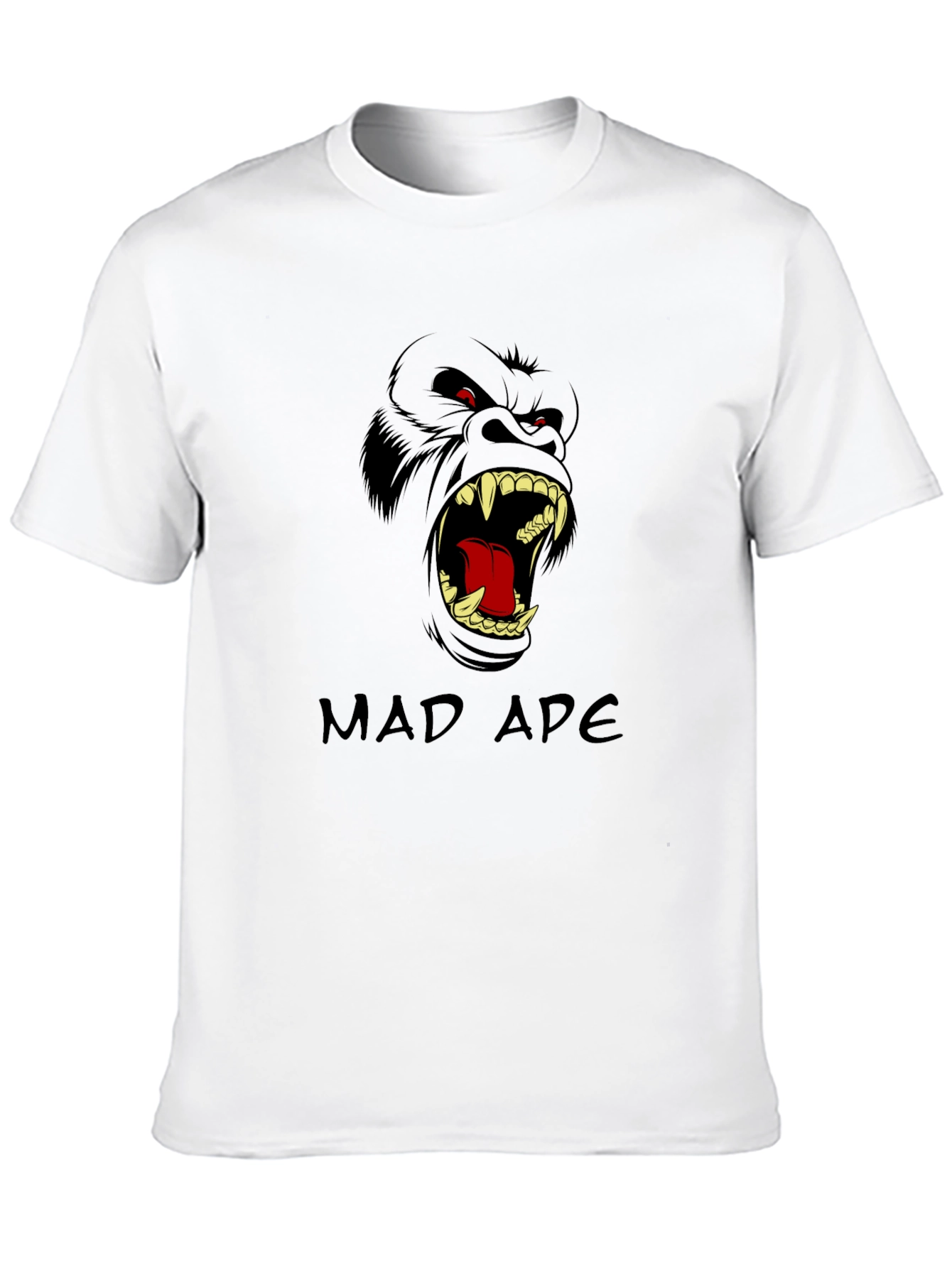 Mad Ape Graphic T-Shirt - Black Cotton Tee