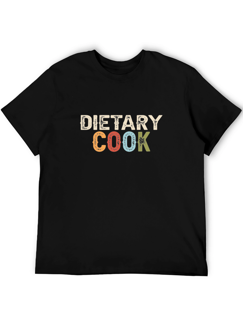 Dietary Cook Black Graphic T-Shirt