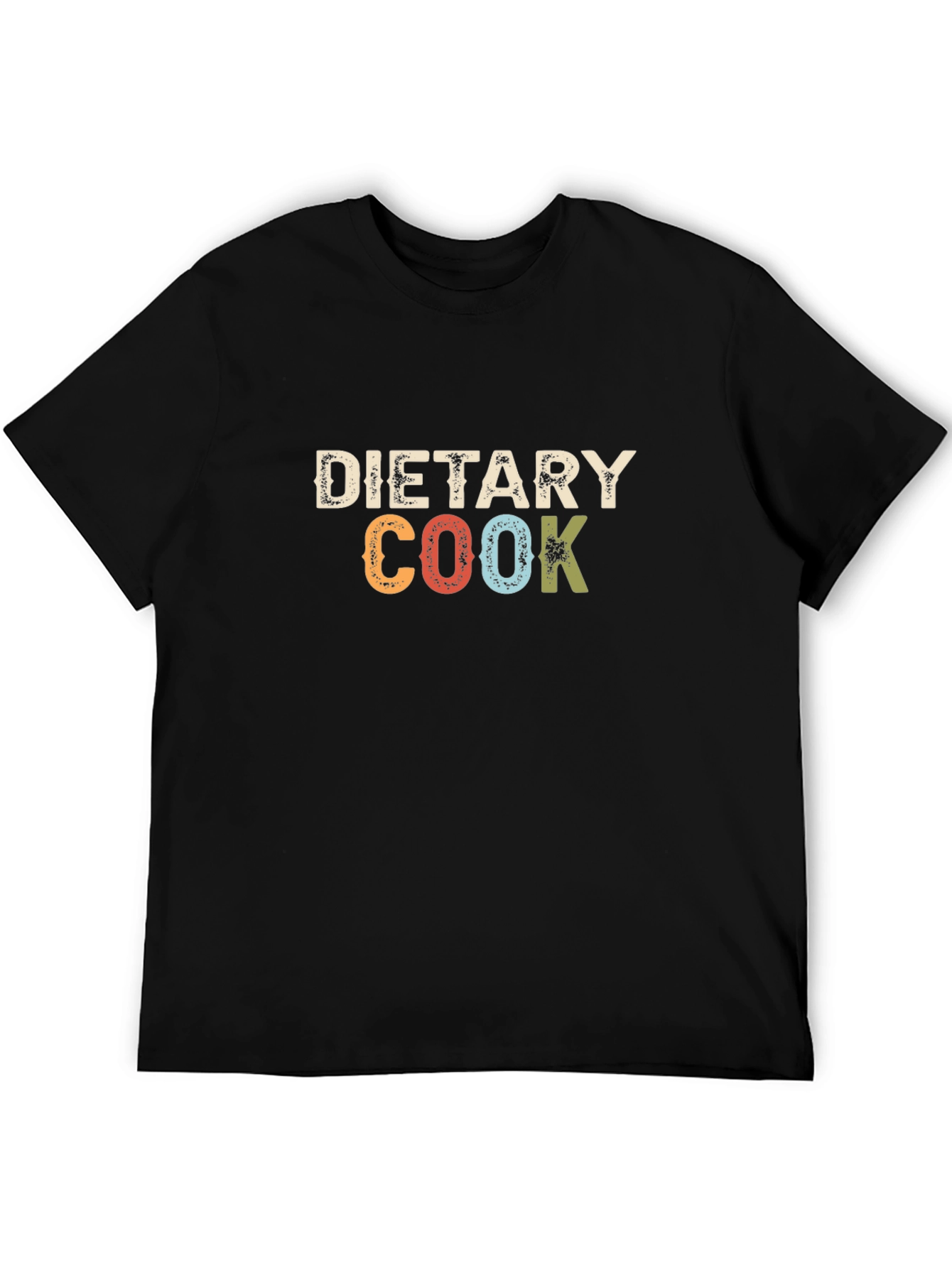 Dietary Cook Black Graphic T-Shirt