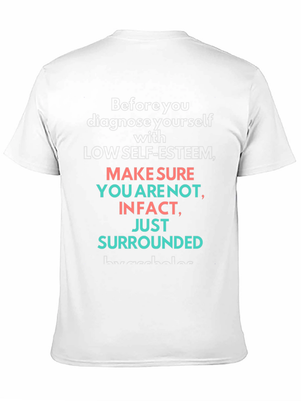 Self-Esteem Graphic Tee - Black T-Shirt