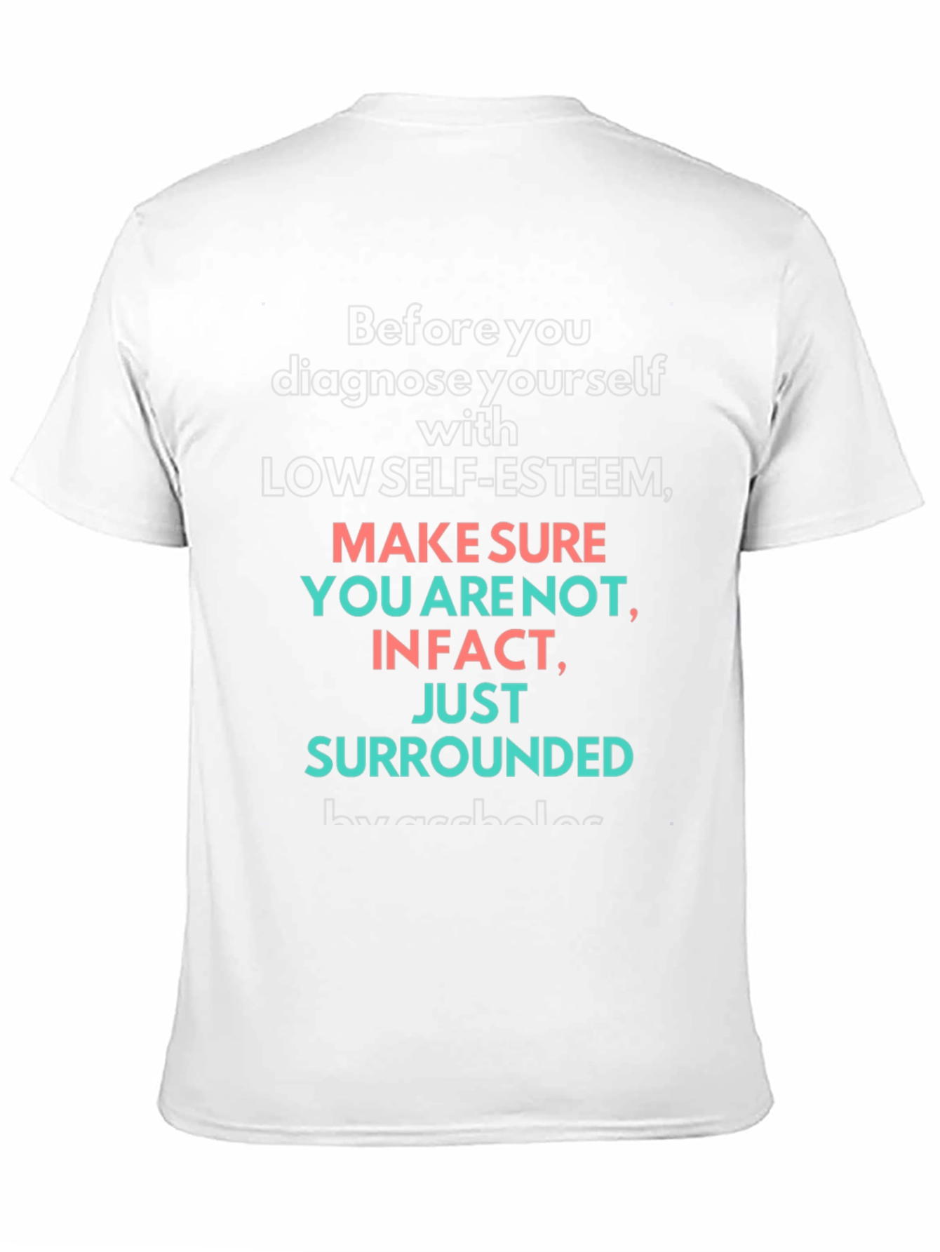Self-Esteem Graphic Tee - Black T-Shirt