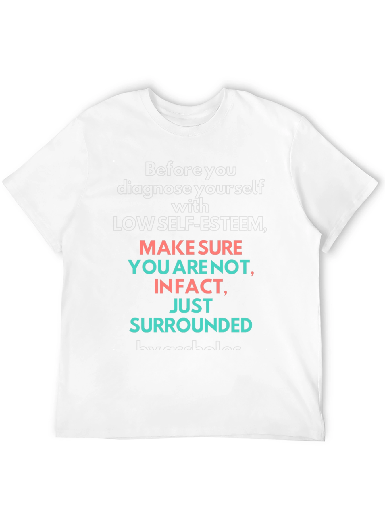 Self-Esteem Graphic Tee - Black T-Shirt