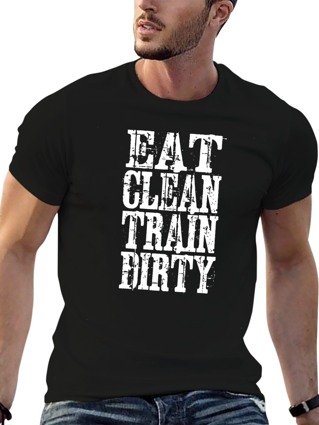Eat Clean Train Dirty Graphic Tee