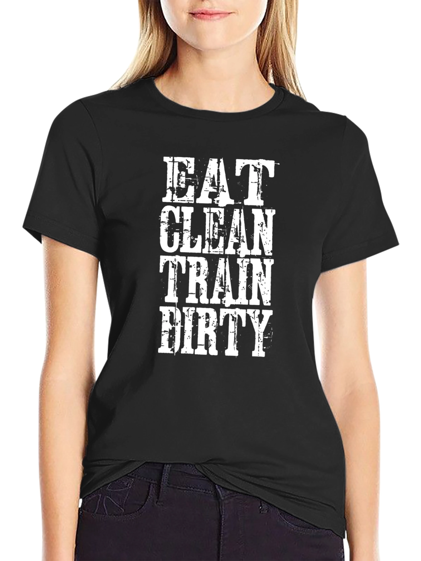 Eat Clean Train Dirty Graphic Tee