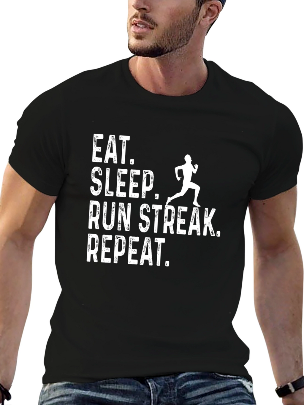 Eat Sleep Run Streak Repeat T-Shirt