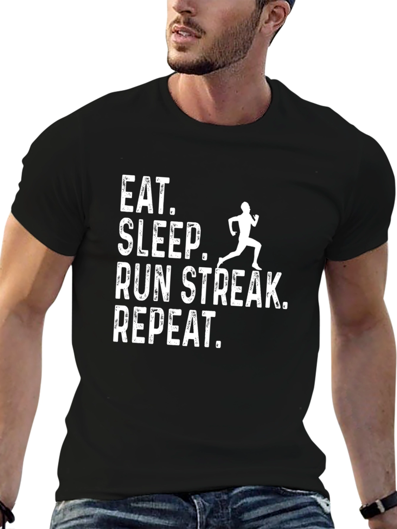 Eat Sleep Run Streak Repeat T-Shirt