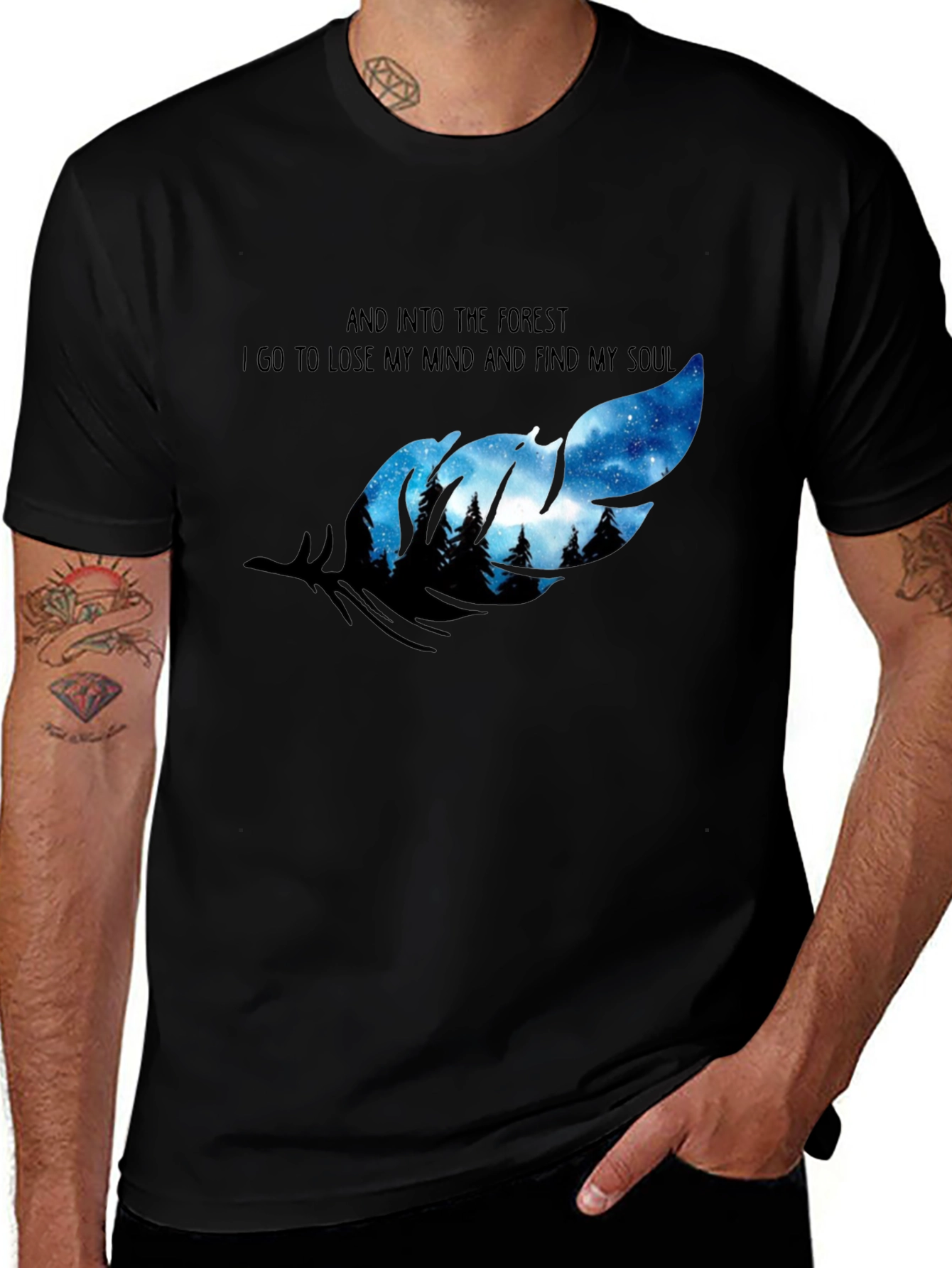 Forest Soul Graphic T-Shirt - Nature Lover Tee